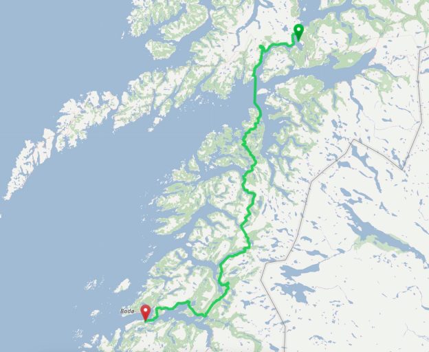 Evenskjer - Fauske - Saltsraumen