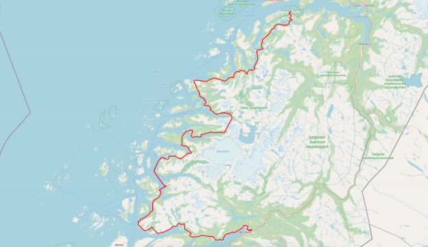 Saltstraumen - via Fv17 - Mo i Rana