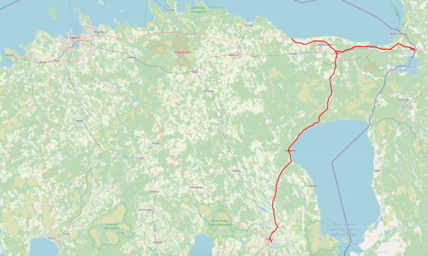 Tarto - Narva - Mereoja, KÃµrkkÃ¼la